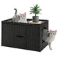 Rattan Hidden Litter Box House