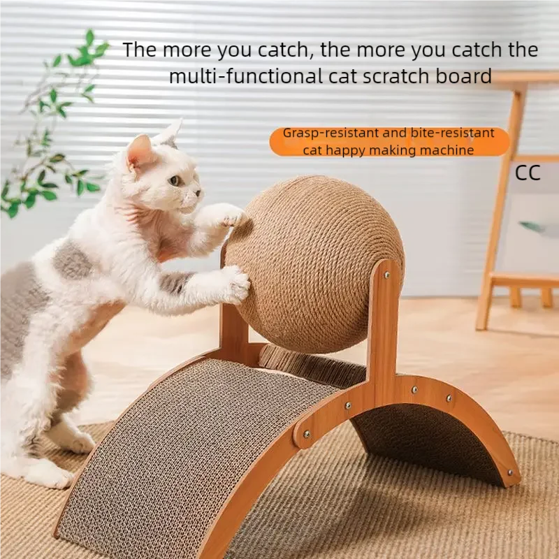 Wheel Vertical Cat Scratching Board