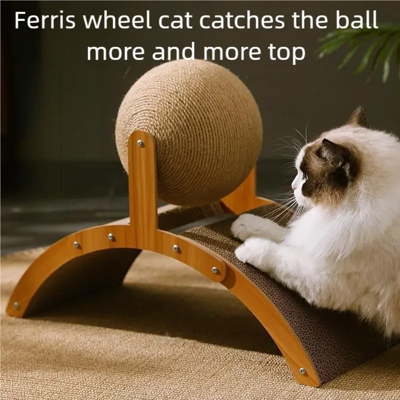 Wheel Vertical Cat Scratching Board