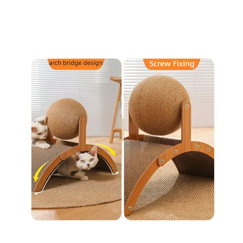 Wheel Vertical Cat Scratching Board