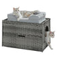 Rattan Hidden Litter Box House